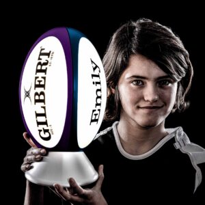 Personalised Scottish Rugby Ball Light