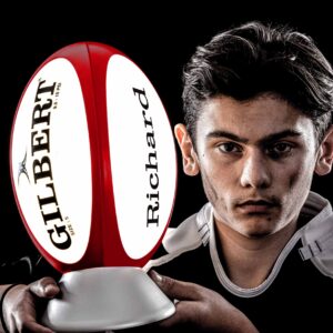 Personalised Welsh Rugby Ball Light