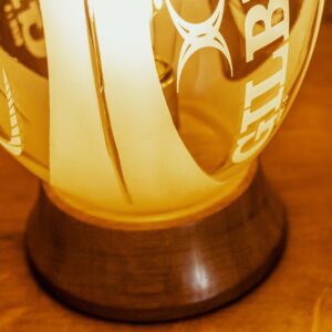 The Crystal Rugby Ball Light - Scotland Rugby - Image 4