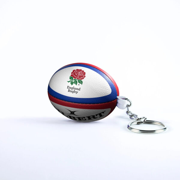 England Rugby Ball Keyring