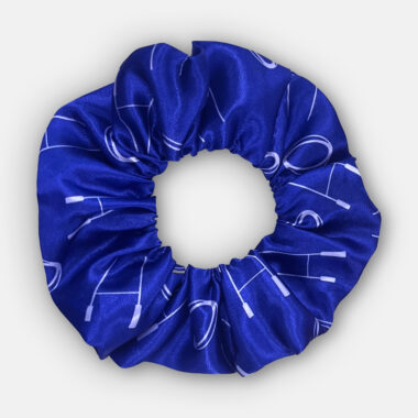 Rugby Scrunchie Blue and White