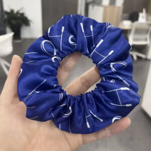 Rugby Scrunchie Blue and White
